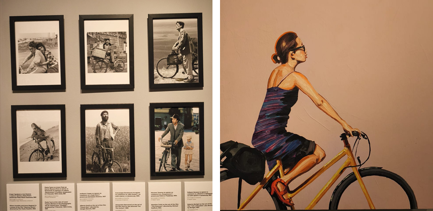 Immagini dalla mostra “Giro d’Italia. Breve storia dell’Italia su due ruote”, ospitata alla Galleria Nazionale “Kvadrat 500” di Sofia dal 5 maggio al 5 luglio 2026.