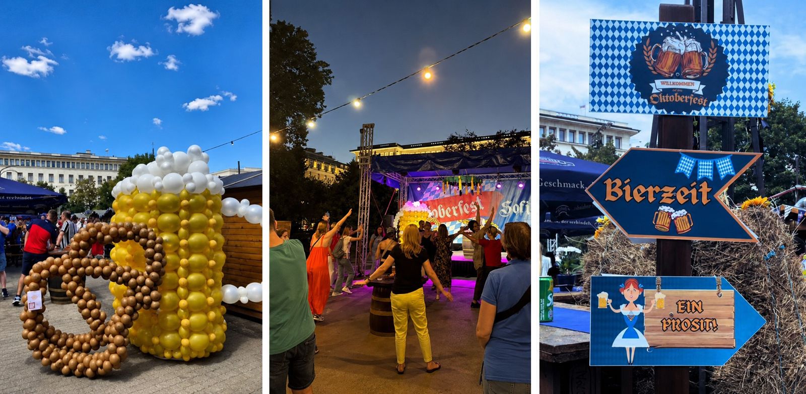 Oktoberfest SofiaL’atmosfera dell’Oktoberfest di Sofia, uno degli eventi firmati DB Events che porta nel cuore della capitale bulgara sapori, musica e tradizioni della Germania.